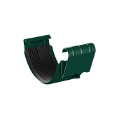 Соединитель желоба D125 престиж (RAL 6005) (фото)