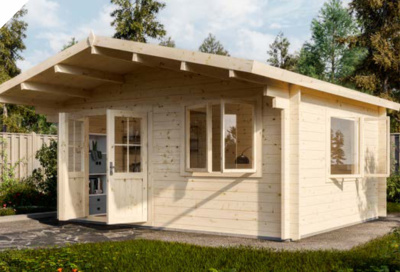 Садовый дом 17 (Стандарт) - брус 44 мм (фото)