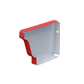 Заглушка желоба Металлпрофиль лев 120*86 ПЭ-01 виш (фото)