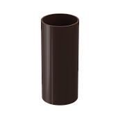 Docke PREMIUM Труба водосточная, 1м (шоколад) (фото)