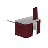 Держатель трубы 76*102 на кирпич (ПЭ-01-3005-0,5) (фото)