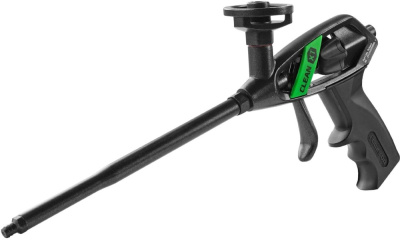 Пистолет дпя монтажной пены усиленный, тефлоновое покрытие иглы и кольца-адаптера "Fomeron Сlеаn ХТ" (фото)