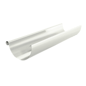 Желоб водосточный D150х3000 (ПЛД-02-9010-0.5) (фото)